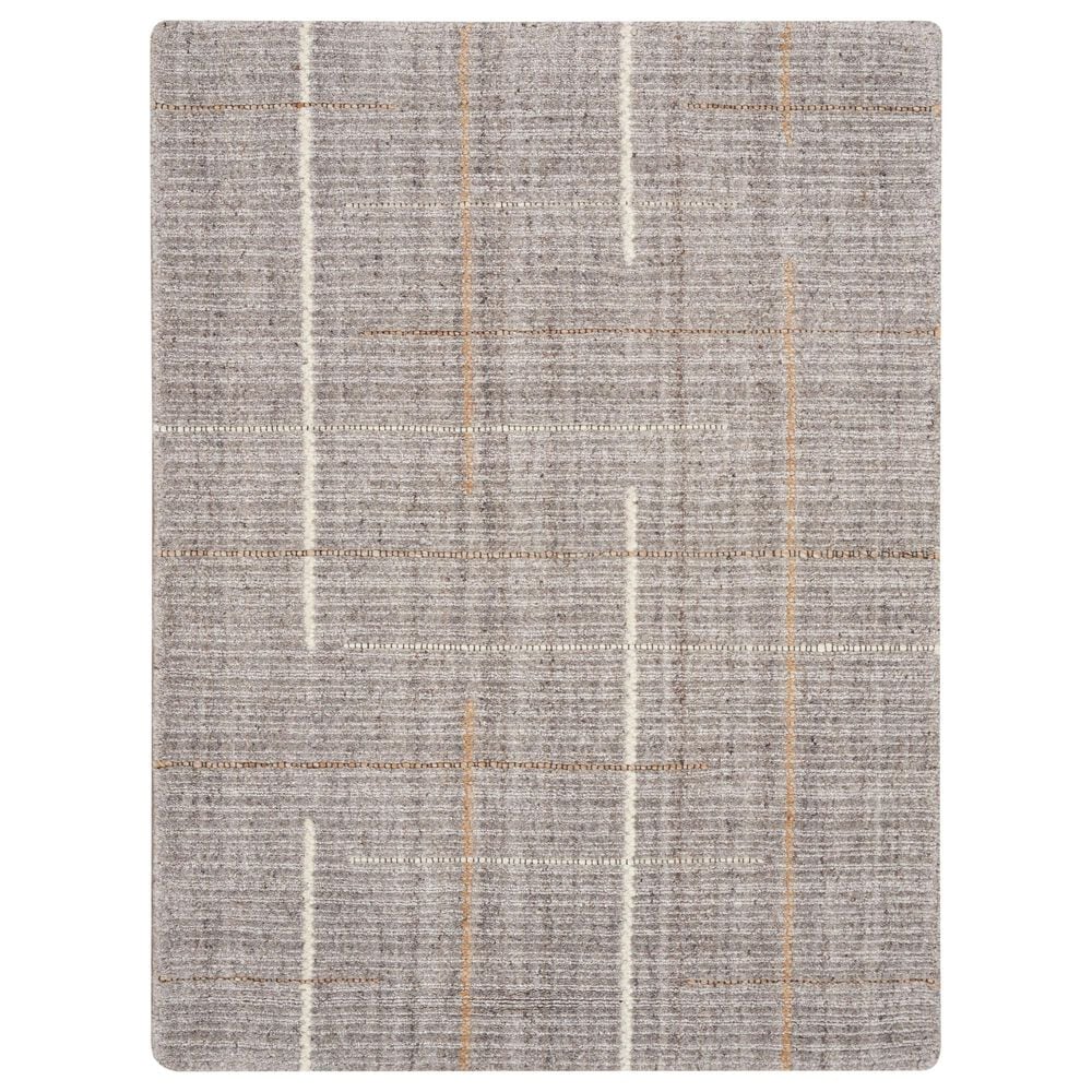 Nourison Architectura Grey 2" x 3" Area Rug, , large