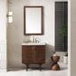 James Martin Vanities Amberly 30" Single Bathroom Vanity in Mid-Century Walnut with 3 cm Lime Delight Quartz Top and Rectangular Sink, , large