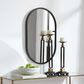 Salt & Light 32" x 20" Wall Mirror in Matte Black, , large