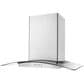 Whirlpool 36" Modern Glass Wall Mount Range Hood, , large