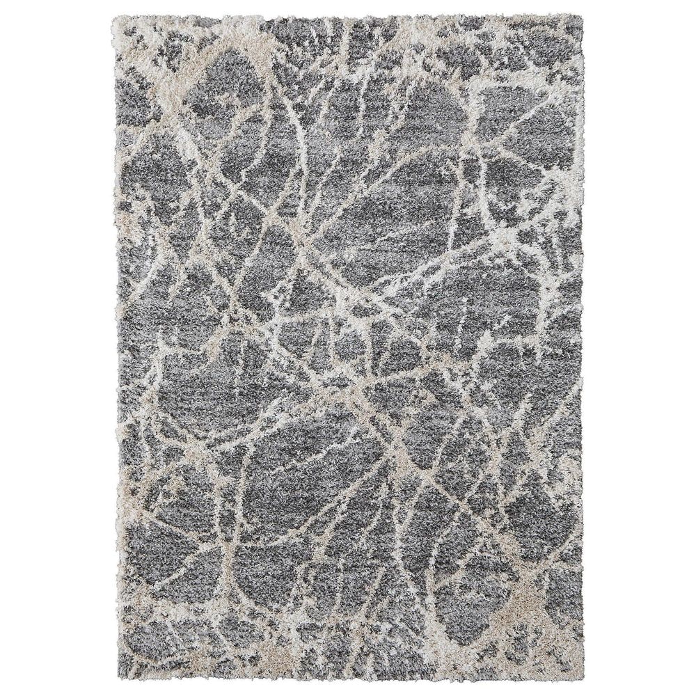 Feizy Mynka 7"11" x 10" Gray and Beige Area Rug, , large