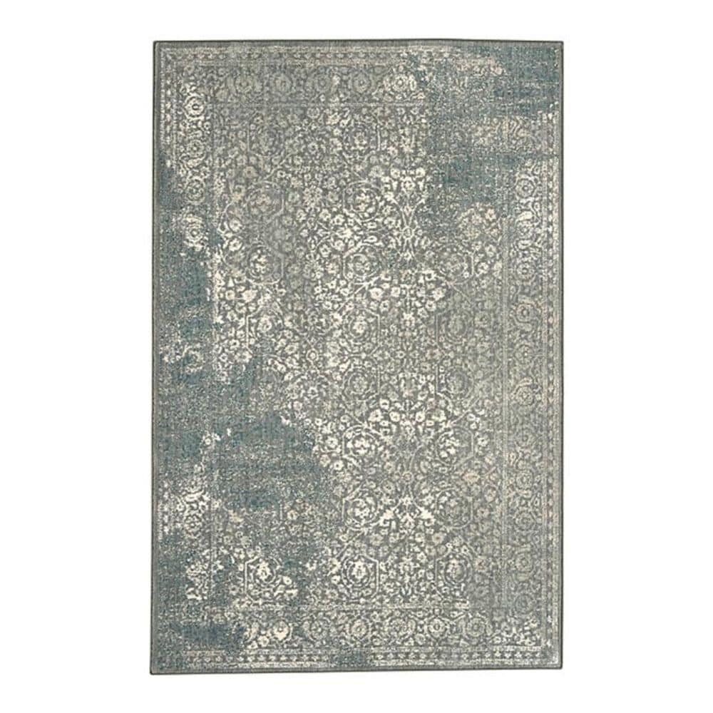 Karastan Euphoria Ayr 90643 5'3" x 7'10" Willow Grey Area Rug, , large
