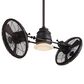 Minka-Aire Vintage Gyro 42" Ceiling Fan with LED Light in Kocoa, , large
