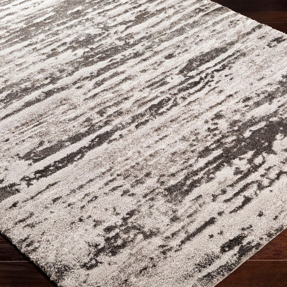 Surya Venice VNE-2301 8&#39;10&quot; x 12&#39;4&quot; Medium Gray, Black and Ivory Area Rug, , large
