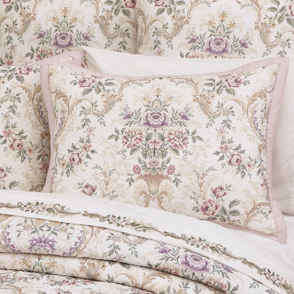 Royal Court Avant Garden 2-Piece Twin/Twin XL Quilt Set in Blush, , large