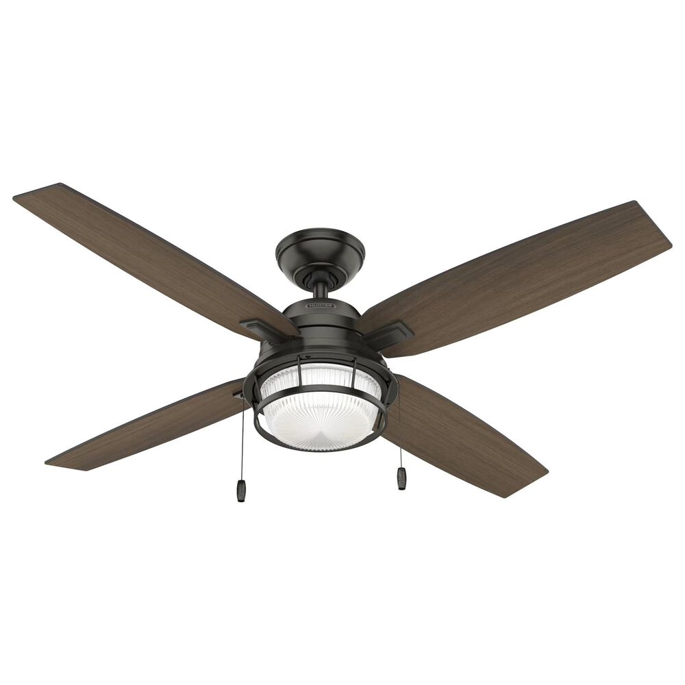 Hunter Ocala 52" Outdoor Ceiling Fan with LED Lights in Noble Bronze, , large
