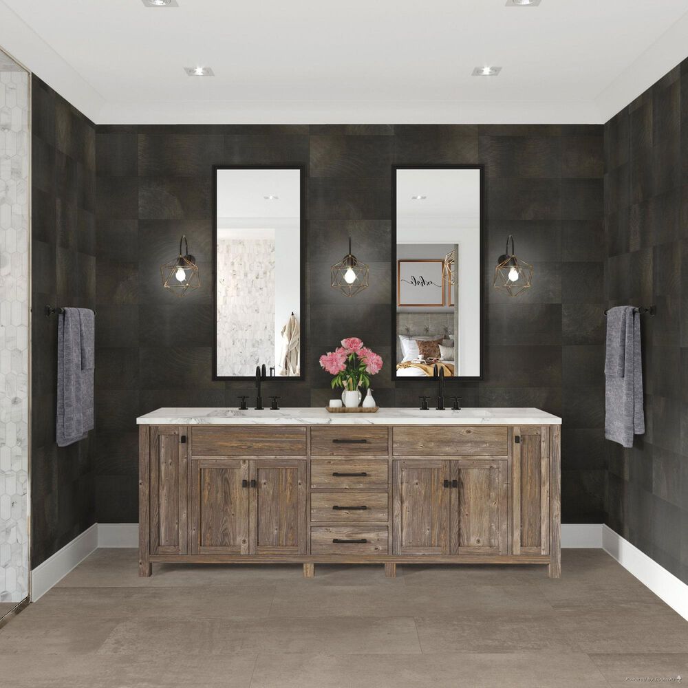 Dal-Tile Ironcraft Sable Black 12&quot; x 24&quot; Porcelain Tile, , large