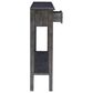 Linon Home Decor Sadie Console Table in Distressed Dark Grey, , large