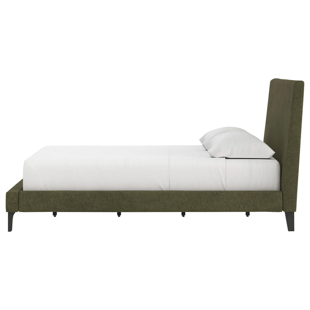 Ashley Chirason Queen Platform Bed in Sage Green, , large
