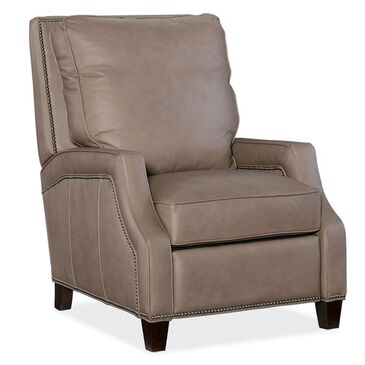 Hooker Furniture Leather Manual Recliner in Aspen Lenado, , large