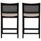 Linon Home Decor Bauer Counter Stool in Black (Set of 2), , large