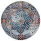 Amer Rugs Alexandria 6"7" Round Gray and Gold Area Rug, , large