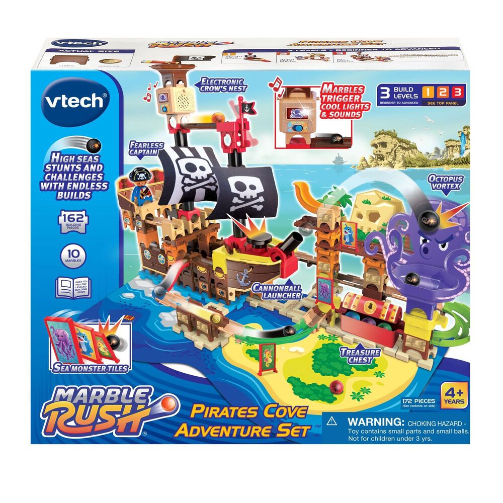 Vtech Marble Rush Pirates Cove Adventure Set in Multicolor, , large
