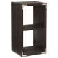 Linon Home Decor Galli 2-Shelf Bookcase in Espresso, , large