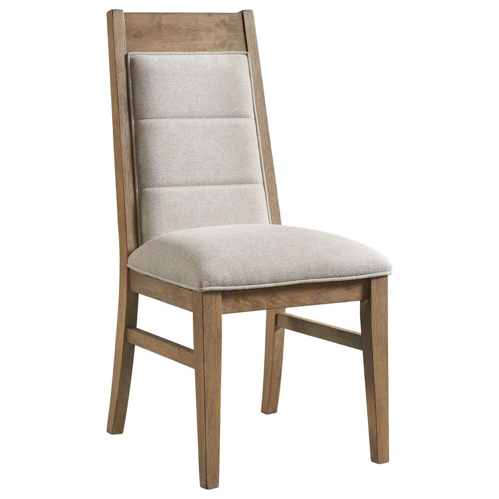 Hawthorne Furniture Landmark 42 X 76-96&quot; Trestle Table and 6 Chairs in Weathered Oak, , large