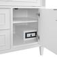 James Martin Vanities Lorelai 36" Single Vanity in Bright White with 3 cm Eternal Marfil Quartz Top, , large