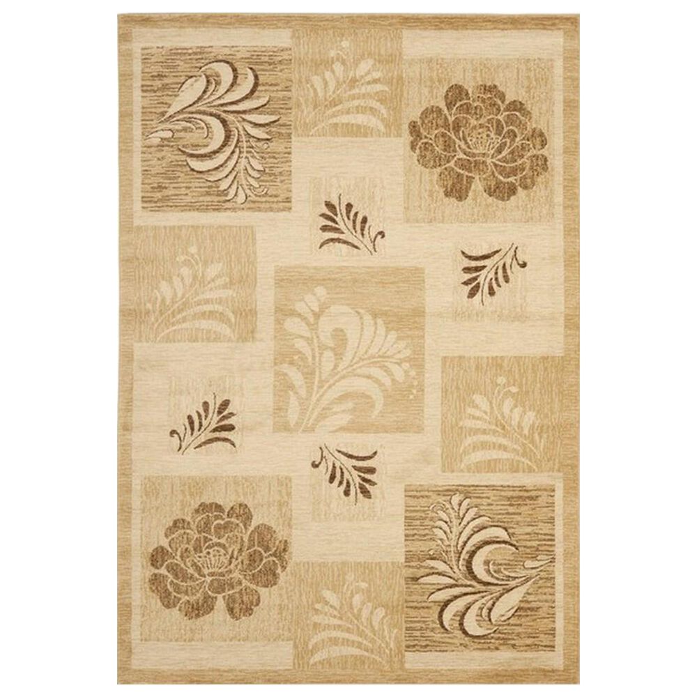 Safavieh Lyndhurst LNH554 5"3" x 7"6" Ivory and Multicolor Area Rug, , large