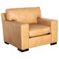 Fulton Home Ketchum Leather Accent Chair in Telluride Tan, , large