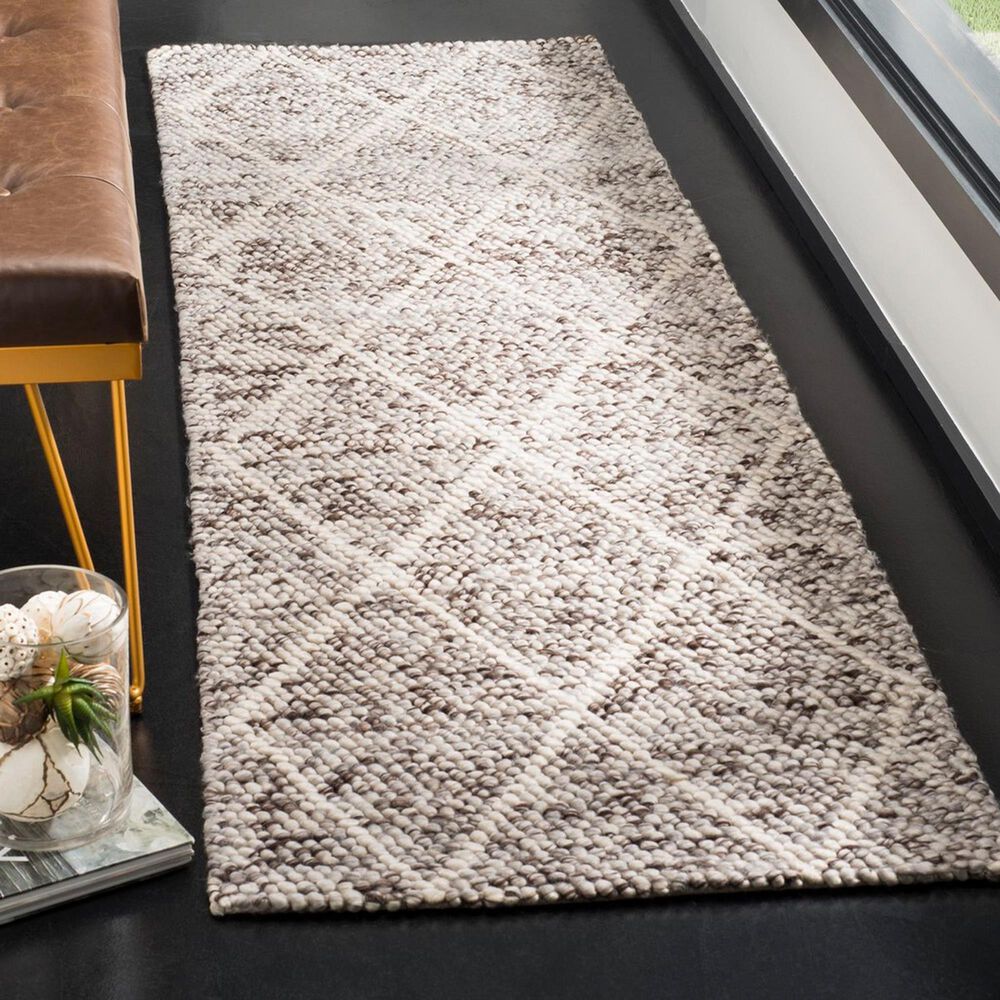 Safavieh Natura NAT712A 2&#39;3&quot; x 8&#39; Ivory and Stone Runner, , large