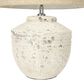Creative Coop Cement Table Lamp in Distressed White, , large