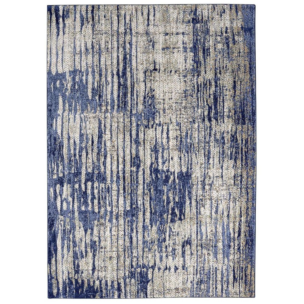 Patina Vie Cosmopolitan 91221-50134 8" x 11" Bleu Indigo Area Rug, , large