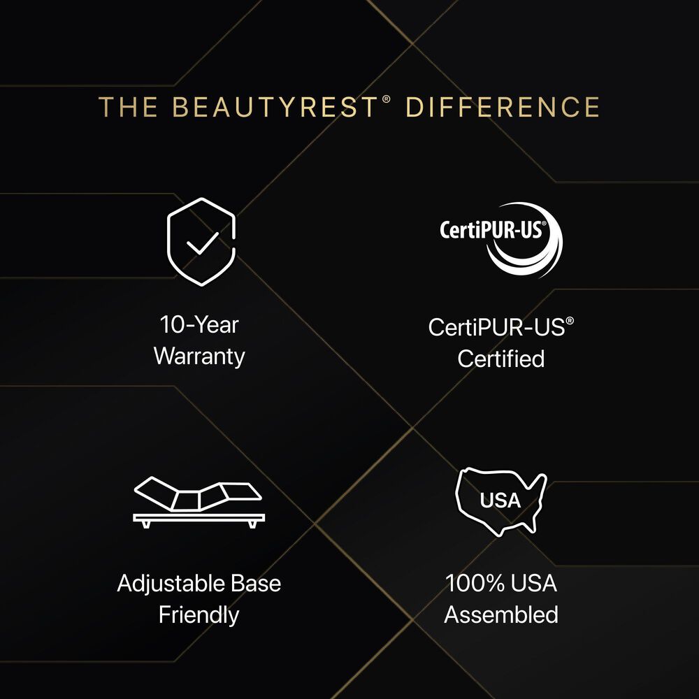 Beautyrest Black Series2 Firm Queen Mattress with High Profile Box Spring, , large