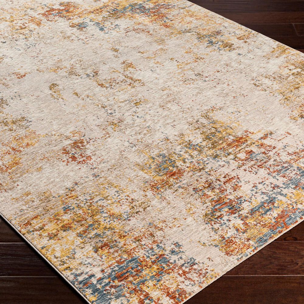 Surya Reina Light Gray, Cream, Medium Gray, Denim, Rust, Mustard and Olive 12&#39; x 15&#39; Area Rug, , large