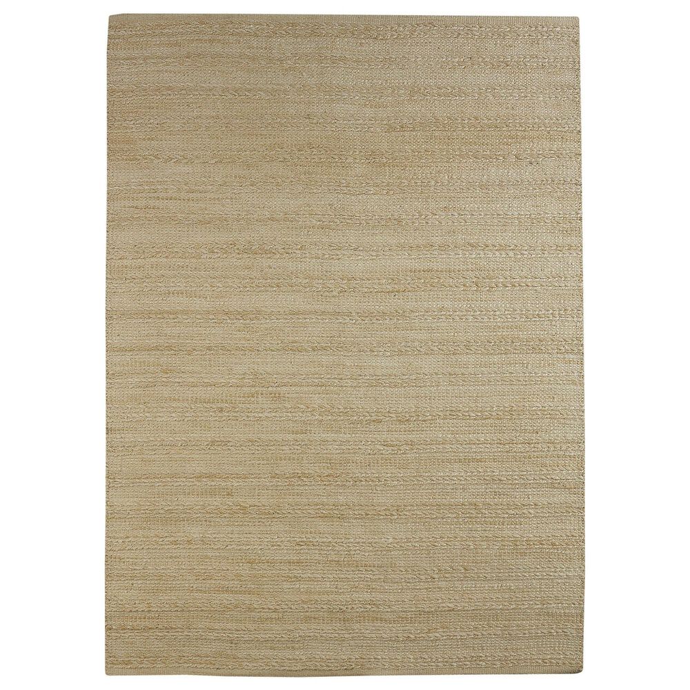 L&R Resources Natural Fiber 5" x 7"9" Bleach and Ivory Area Rug, , large