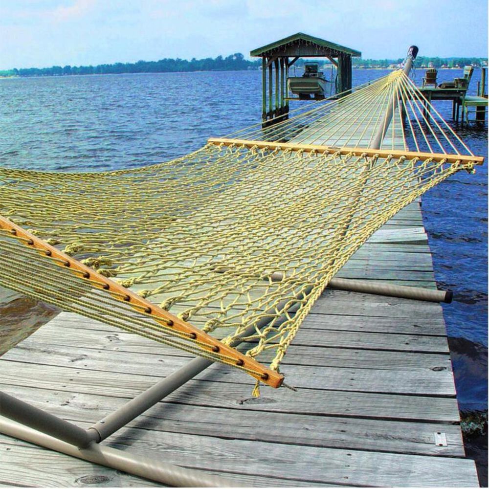 The Hammock Source Presidential Original DuraCord Rope Hammock in Tan, , large