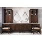 James Martin Vanities Addison 15" Grand Left Tower Hutch in Mid Century Acacia, , large