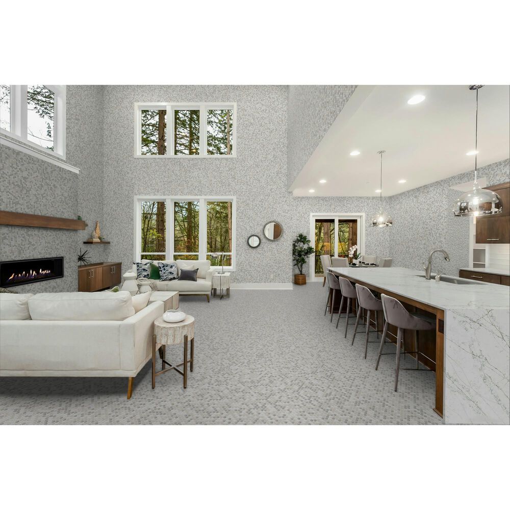 MS International Angora Tibi 1&quot; Hexagon on 12&quot; x 12&quot; Marble Mosaic Sheet, , large
