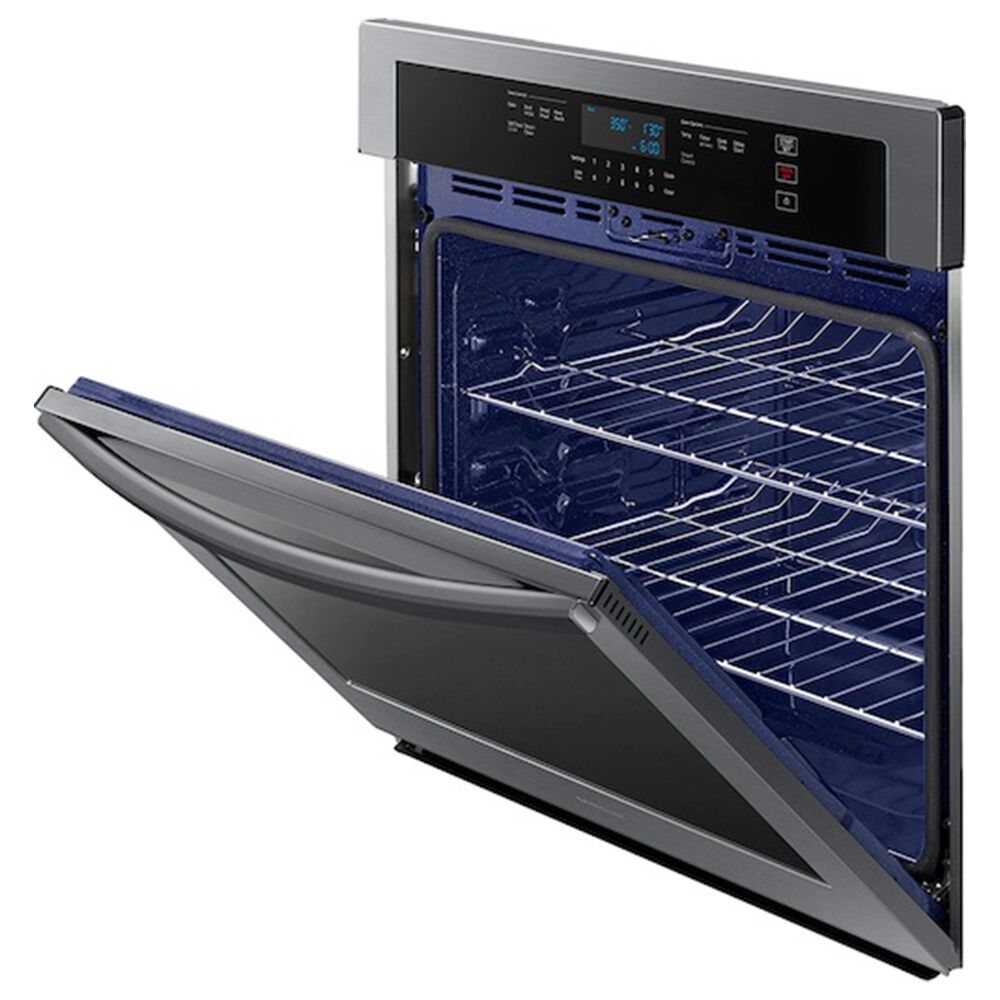 Samsung 30" Single Wall Oven with WiFi in Black Stainless Steel