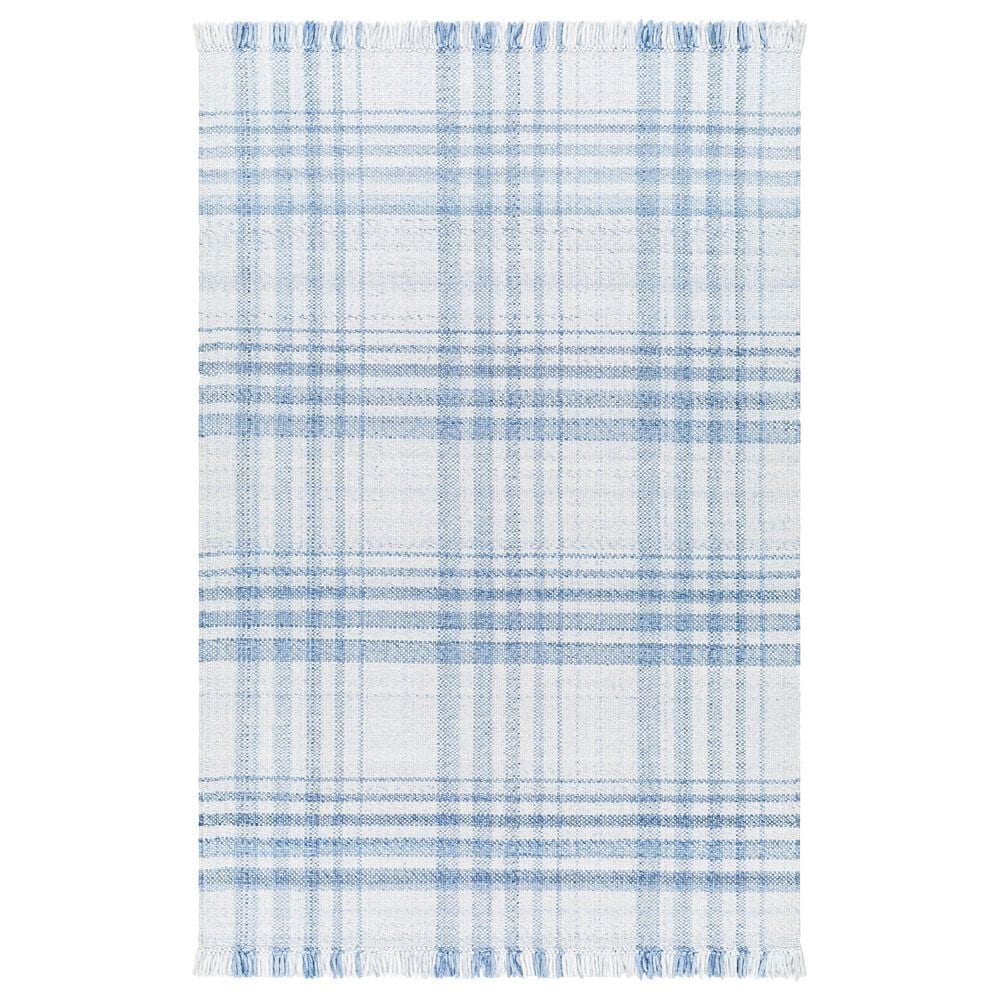 Surya Primrose PRM2304 12" x 15" Off-White, Denim, Light Blue and Ice Blue Indoor/Outdoor Area Rug, , large