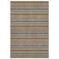 Dalyn Rug Company Soft Essentials Striped Earth 10" x 14" Indoor/Outdoor Area Rug, , large
