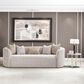 Vista Haus Ariana End Table in Gold and White, , large
