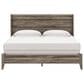 Ashley Elbrim 4-Piece King Bedroom Set in Brown with LED and USB Ports, , large
