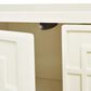Jennifer Taylor Home Gemini Sideboard in White Lacquer and Gold, , large