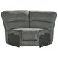 Signature Design by Ashley Goalie 6-Piece Manual Reclining Curved Sectional in Pewter, , large