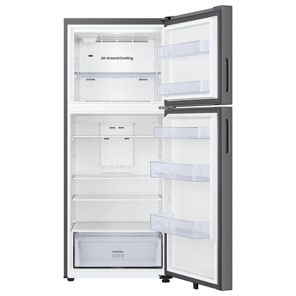 Samsung 18 Cu. Ft. Top Freezer Refrigerator in Fingerprint Resistant Stainless Steel, , large