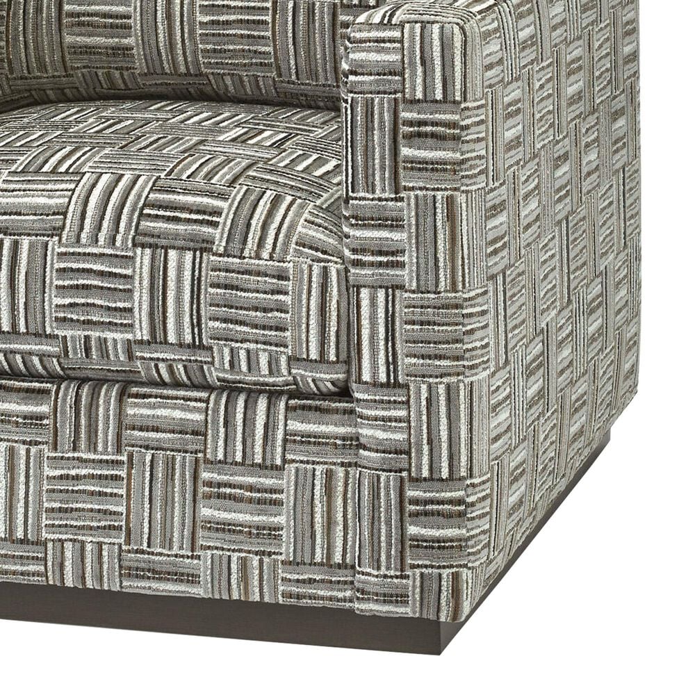 Massoud Slim Swivel Chair in Entwine Quartz, , large