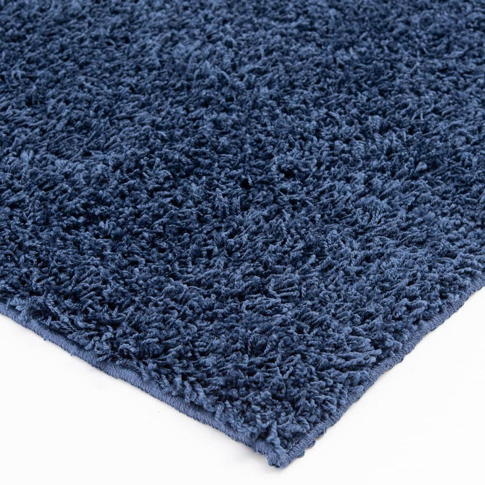 Central Oriental Geneva Shag 5&#39; x 7&#39; Sail Blue Area Rug, , large