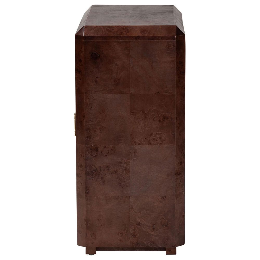 Baxton Studio Valora Storage Cabinet in Dark Walnut Brown, , large