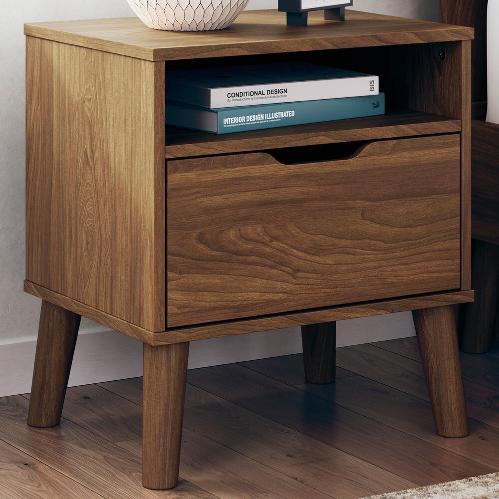 Ashley Fordmont 1-Drawer Nightstand in Auburn, , large