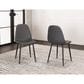 Sunset Lena 7-Piece Rectangular Dining Set in Clear and Matte Black, , large