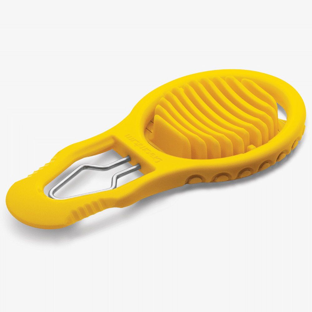 Dreamfarm Eggler Egg Cracker Peeler Slicer in Yellow and Stainless Steel, , large