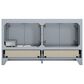 37B Lucerne 60" Double Bathroom Vanity in Soft Blue with Marble Top and Backsplash, , large