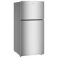 Amana 19 Cu. Ft. Wide Top-Freezer Refrigerator in Fingerprint-Resistant Stainless, , large