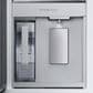 Samsung Bespoke Bespoke 29 Cu. Ft. French Door Refrigerator - Charcoal Glass Top and Family Hub Panels with Matte Black Steel Middle and Bottom Panels Included, , large