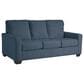 Ashley Rannis Stationary Full Sofa Sleeper in Navy, , large