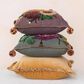 Teak Interiors Heirloom 20" x 20" Throw Pillow in Mustard, , large